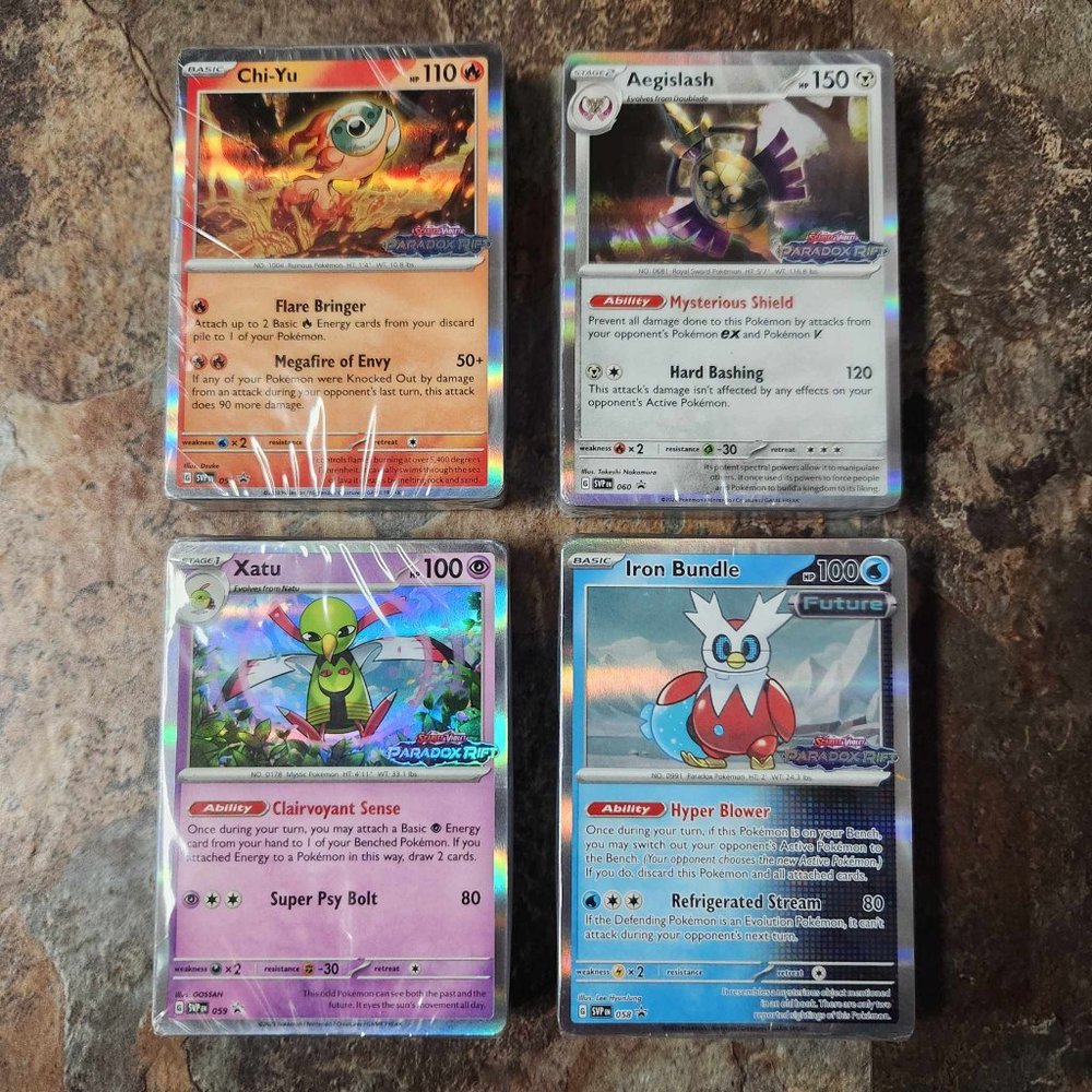 Pokemon Paradox Rift Prerelease Promo Decks - Set of 4 - Brand new sealed